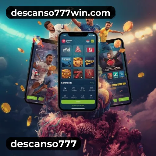 Comparação APP mobile vs versão web da descanso777