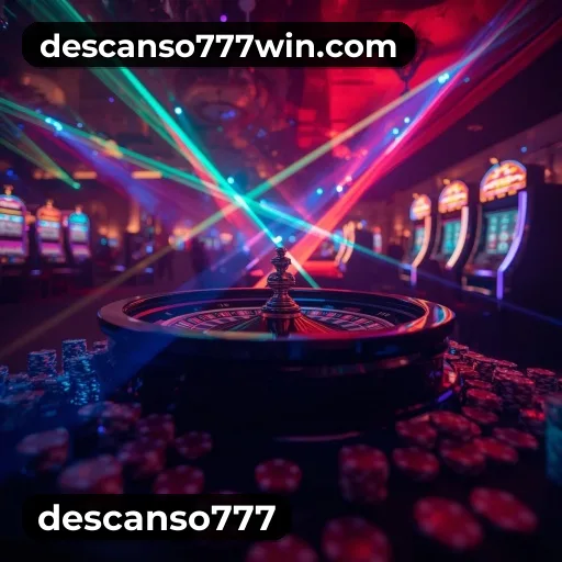 App descanso777 para iOS e Android — interface mobile, login biométrico e PIX integrado
